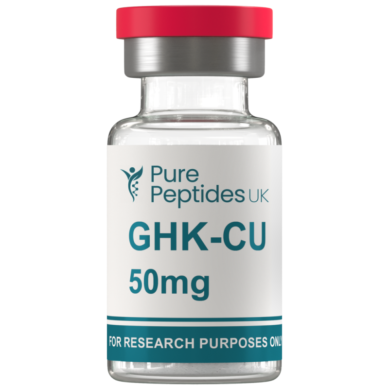 Buy high quality GHK-Cu 50mg (copper peptide) from the UK's leading store - Pure Peptides UK