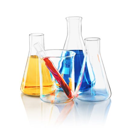Glass Beaker Set – 5-Piece Borosilicate Laboratory Beakers | Wolverine Peptides
