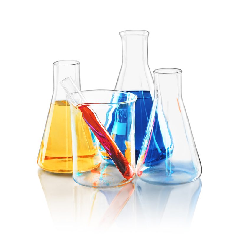 Glass Beaker Set – 5-Piece Borosilicate Laboratory Beakers | Wolverine Peptides
