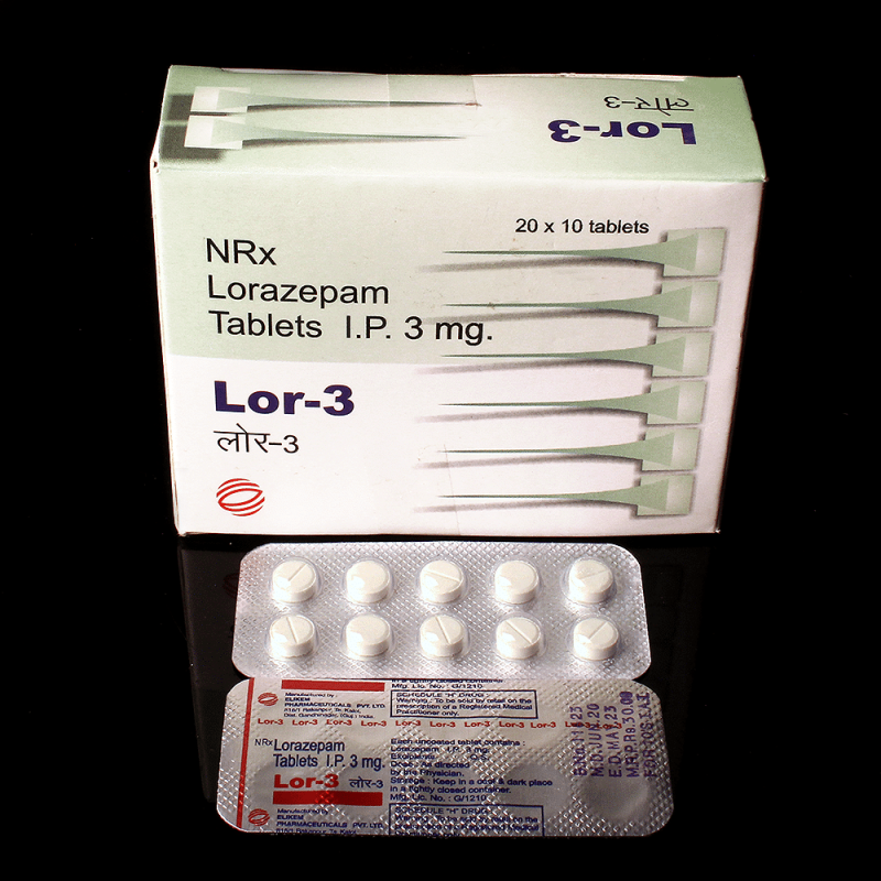 Lorazepam 3mg Tablets