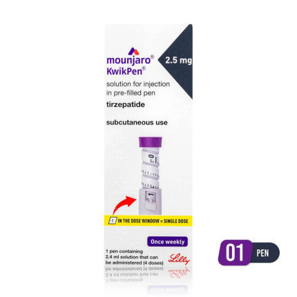 MOUNJARO KWIKPEN 2.5MG - Weight loss Medication UK