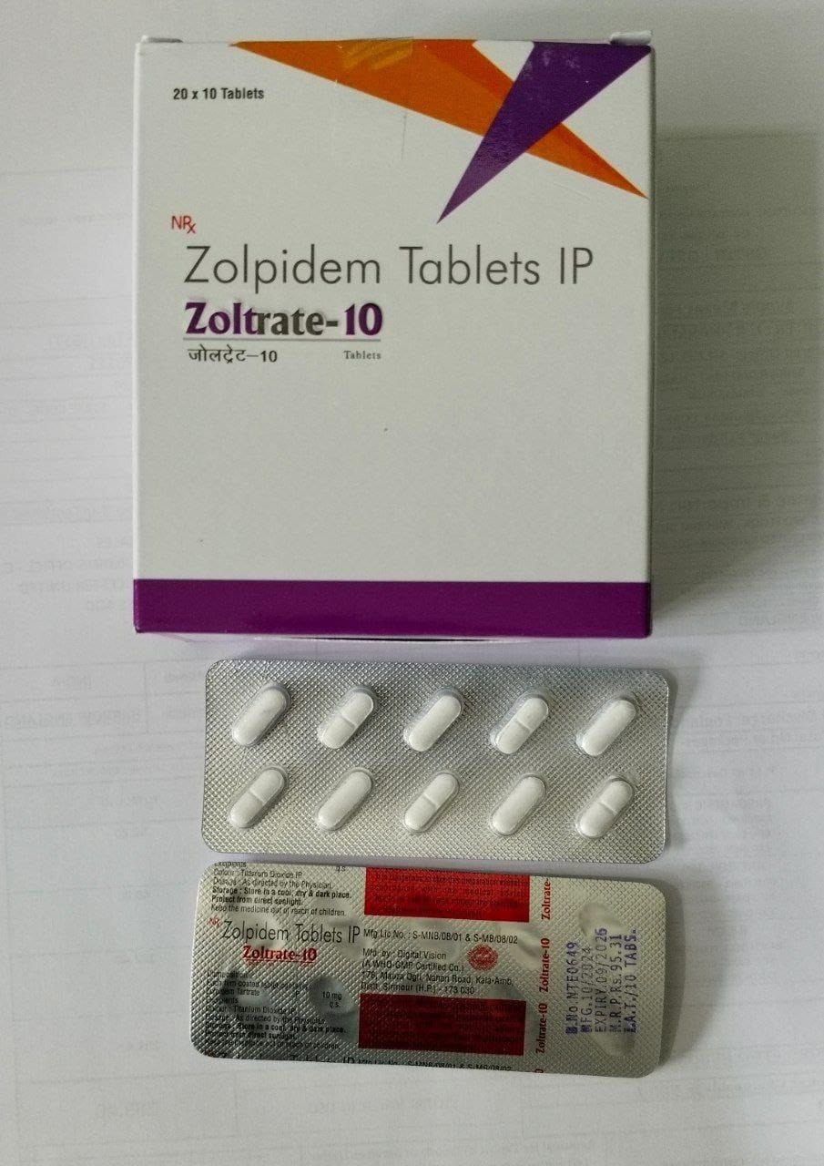 Zoltrate Zolpidem 10mg Zoltrate Zolpidem 10mg